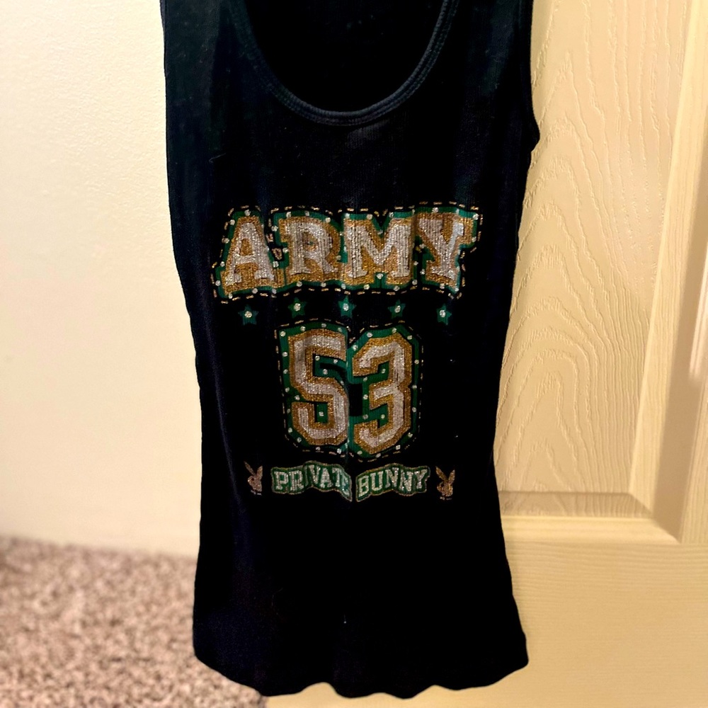 Playboy Army Tank Top
